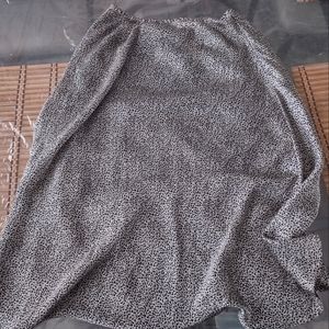 Cheetah print skirt